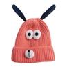 Cappello Pull-over in Lana Carino per Bambini per Autunno/Inverno - Divertente Design Lavorato a Maglia con Calda Protezione per le Orecchie per Bambini e Bambine.