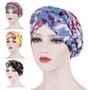 Chic Women Floral Print Elastic Head Scarf Turban Hat Cancer Chemo Hair Loss Cap