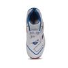 Vector X Striker Pro Cricket Shoe for Men with PU Upper/Sports Shoes/EVA Sockliner Sports Midfoot Support Strap Color: White-Blue-Red Size 8