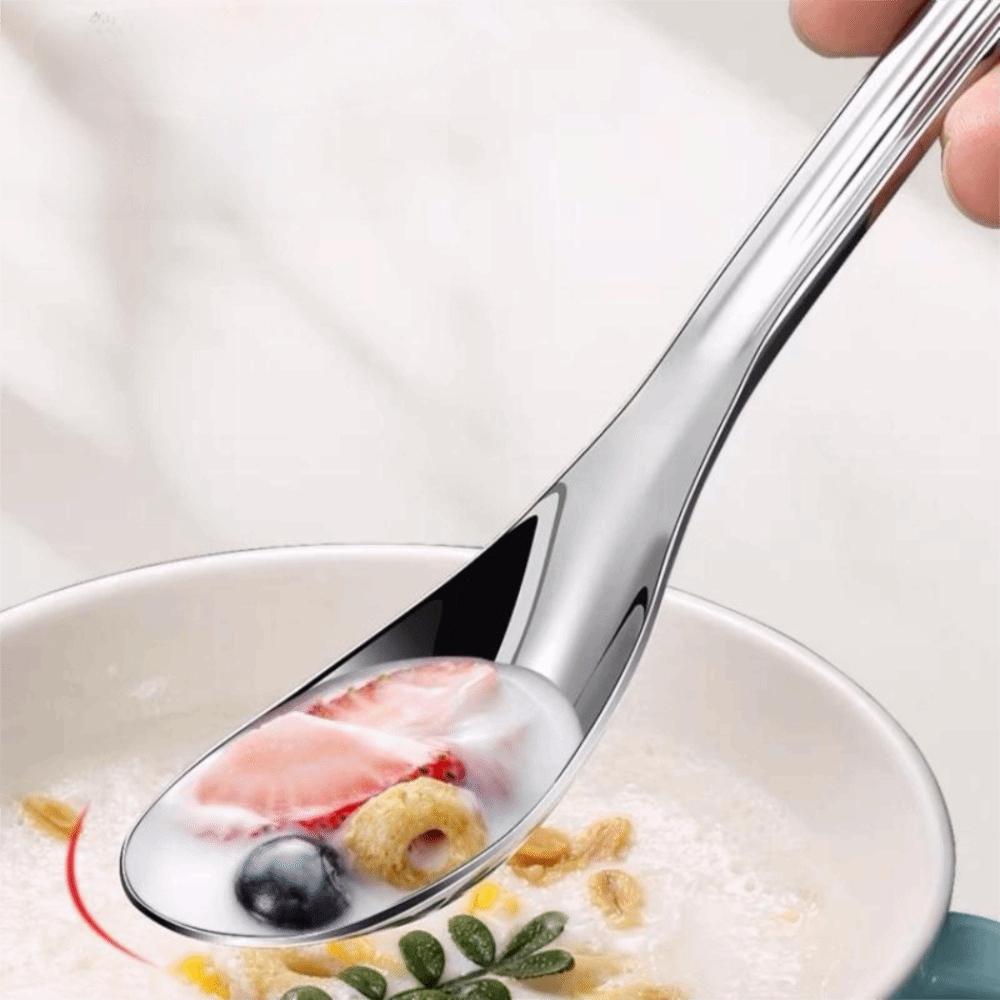 2Pcs/Set with Buckle Travel Cutlery Set 304 Stainless Steel Spoon Chopsticks Set  School