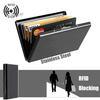 Stainless Steel Business ID Credit Card Holder RFID Blocking Protector Case Box