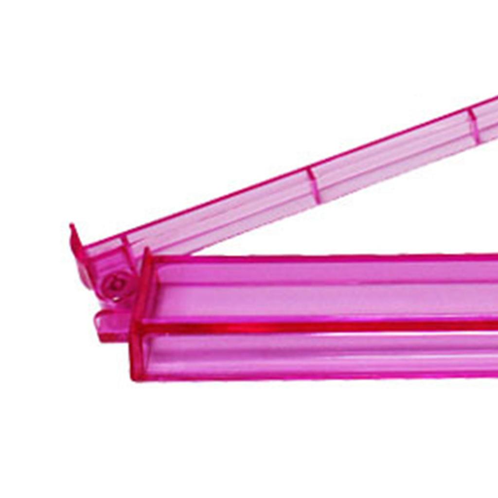 Yousheng 4 Pcs Mahjong Pushers Mini Mahjong Push Ruler Clear Acrylic American Majiang Tile Racks Set for Playing Mahjong Game