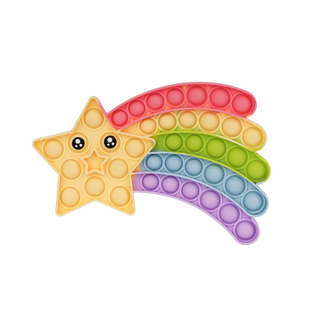Silikon Welt Kawaii Stressabbau Sensorische Quetschspielzeuge Anti-Stress-Spielzeug Weiche Blase Kinder Spiel Hand Entspannung Dekompression Spielzeug