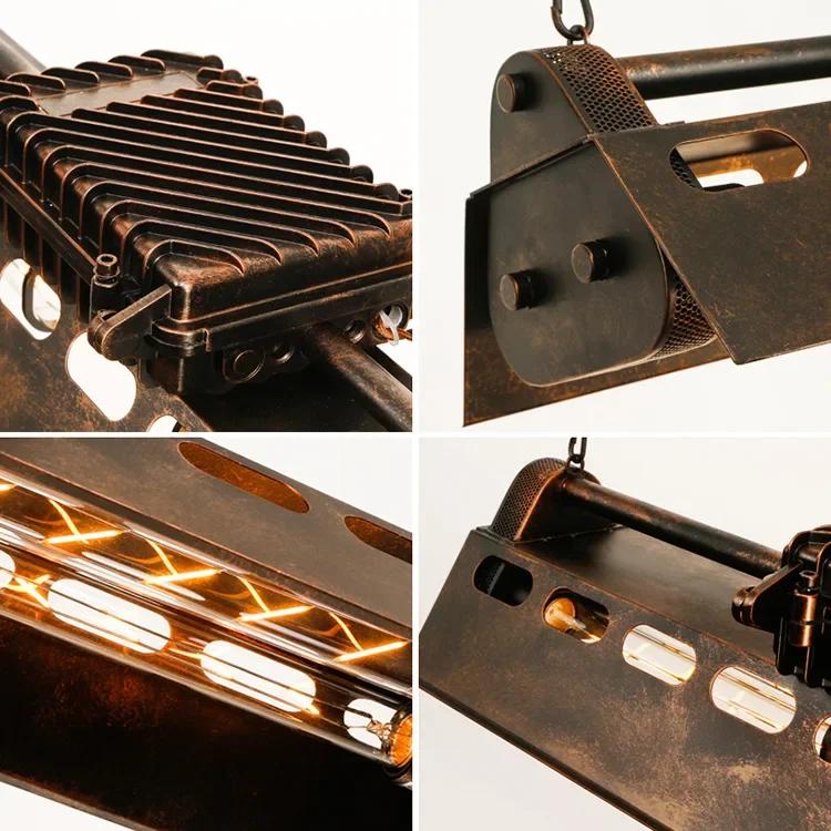 Nordic Industrial Creative Pendant Light Art Loft Vintage Restaurant Decoration Hanging Light Fixtures Retro Edison Bulb Lights