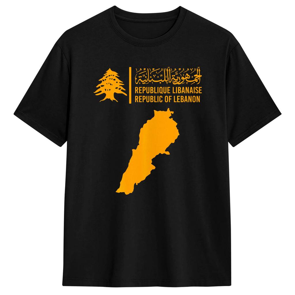 Lebanon Resist Fist Lebanese Flag Cotton T Shirt For Unisex Summer Funny Tshirts Novelty Tee Shirt Plus Size Wholesale Clothes