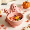Creative Desk Storage Ornament 3D Printed Ghost Candy Bowl for Halloween Party Decorations, Multi-functional Desktop Decorative Shaped Organizer