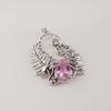 Natural Morganite Gemstone 925 Sterling Silver Women Jewelry Good-Luck Pendant 1.8" Gift For Wife CP-42-12