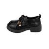 Flat bottom lace-up women's shallow mouth small leather shoes autumn new retro British style Japanese jk single shoes women