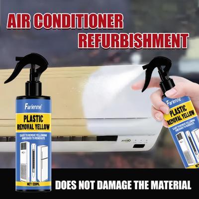 Plastic Yellow Removal Spray - Suitable for Air Conditioners, Refrigerators, Car Headlights, Panels, Appliances, and Electronics