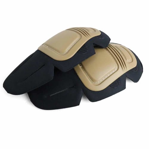 SHENKEL CRYE Type Knee Pads G2 Tan Replacement Pads for Combat Pants, Protectors for Airsoft, Airsoft, and More (pad-004tan)