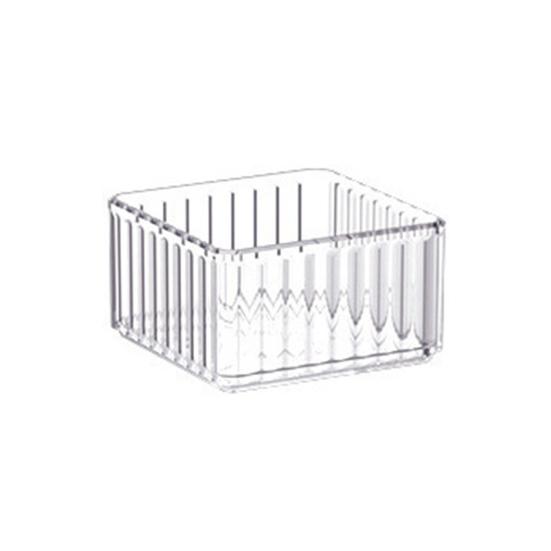 Drawer Divider Storage Box Clear Bathroom And Vanity Drawer Organizer Tray Drawer Storage Bin for Makeup Brushes Lipstick Cosmetics Kitchen Utensils