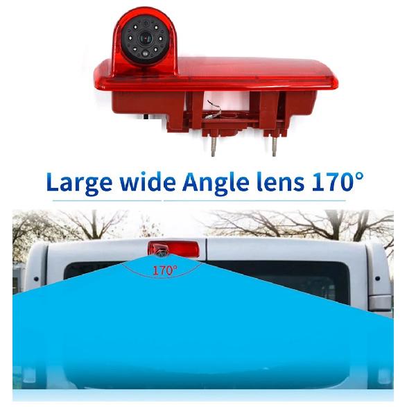 Telecamera di Retromarcia Impermeabile ad Alta Definizione con Visione Notturna IR per 2014 Opel Vivaro / 2014 Renault Trafic, Terza