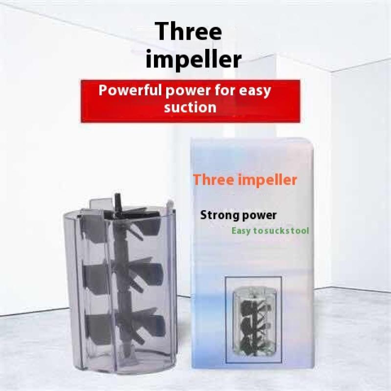 

Пневматический фильтр для аквариума с трехлопастными колесами для высокой всасывающей очистки качества воды и фильтрации фекалий