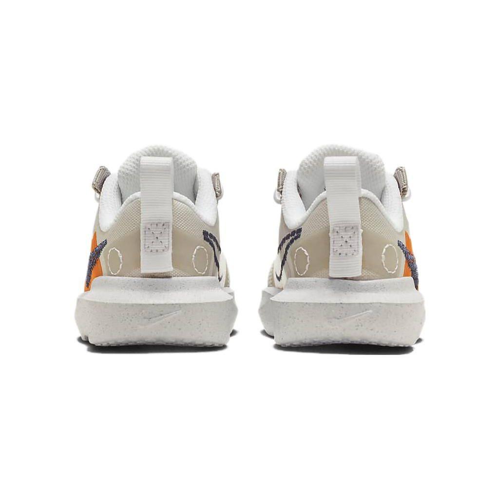 Nike Crater Impact TD Slip Resistant Low Top Shoes Baby Shoes White Orange DB3553-202