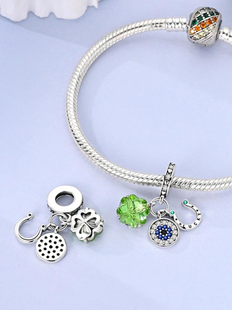 Charms Plata Copper Colors Daisy Cactus Flower Beads Charm Pendant For Original Bracelet For Women Diy Jewelry Love Gift