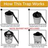 Bucket Lid Mouse Trap Humane Or Lethal Trap Door Style