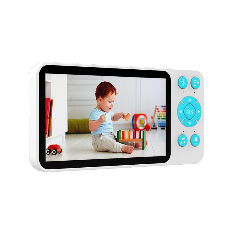 

C8 5.0-inch Tuya APP Remote WiFi Camera Cry Detection Wireless Baby Monitor EU Plug