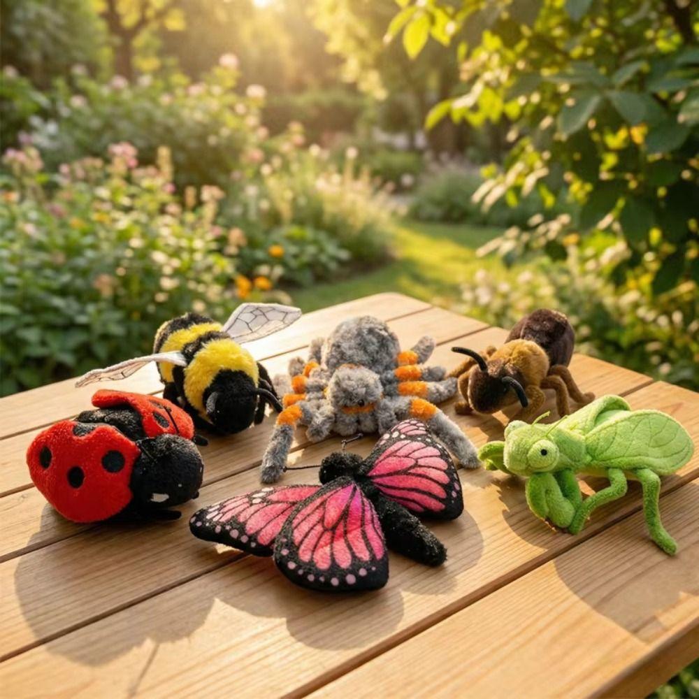 Educational Butterfly Stuffed Doll Bee Ant Spider Plush Toy Insect Plush Toy Birthday Gift