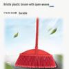 TANMINGFEI Wooden Handle Hard Bristle Broom