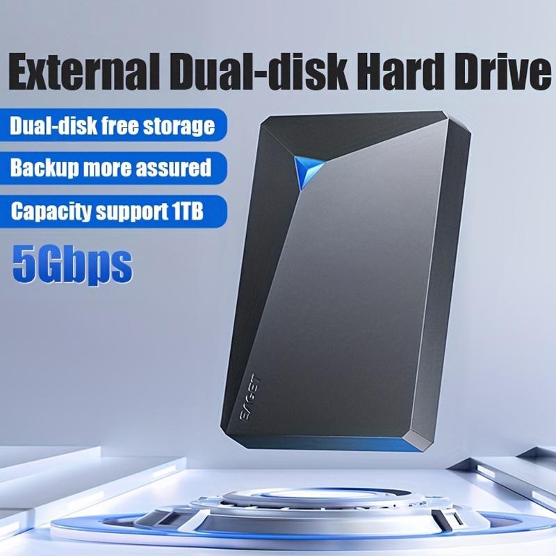 

Внешний жесткий диск USB 3,0 портативный твердотельный механический жесткий диск емкостью 1 ТБ для ноутбуков, смартфонов, компьютеров, PS4, ПК, MAC TV