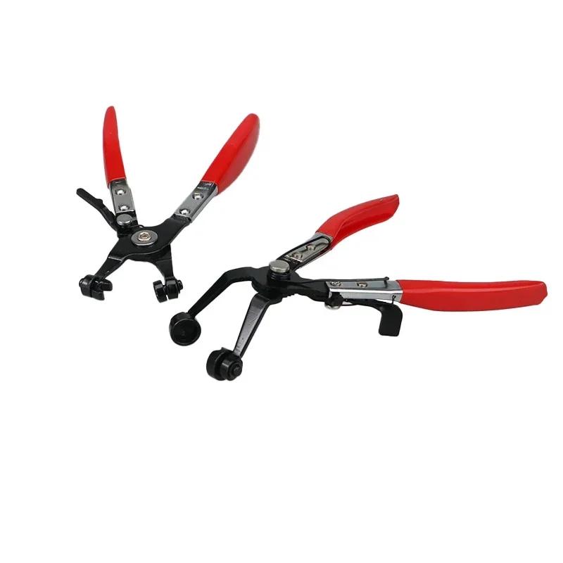Portable Car Hose Clamp Set Car Hose Hose Removal Tool Flat Belt Ring Type Pliers Automatic Removal Tool Forceps Pieces Outil