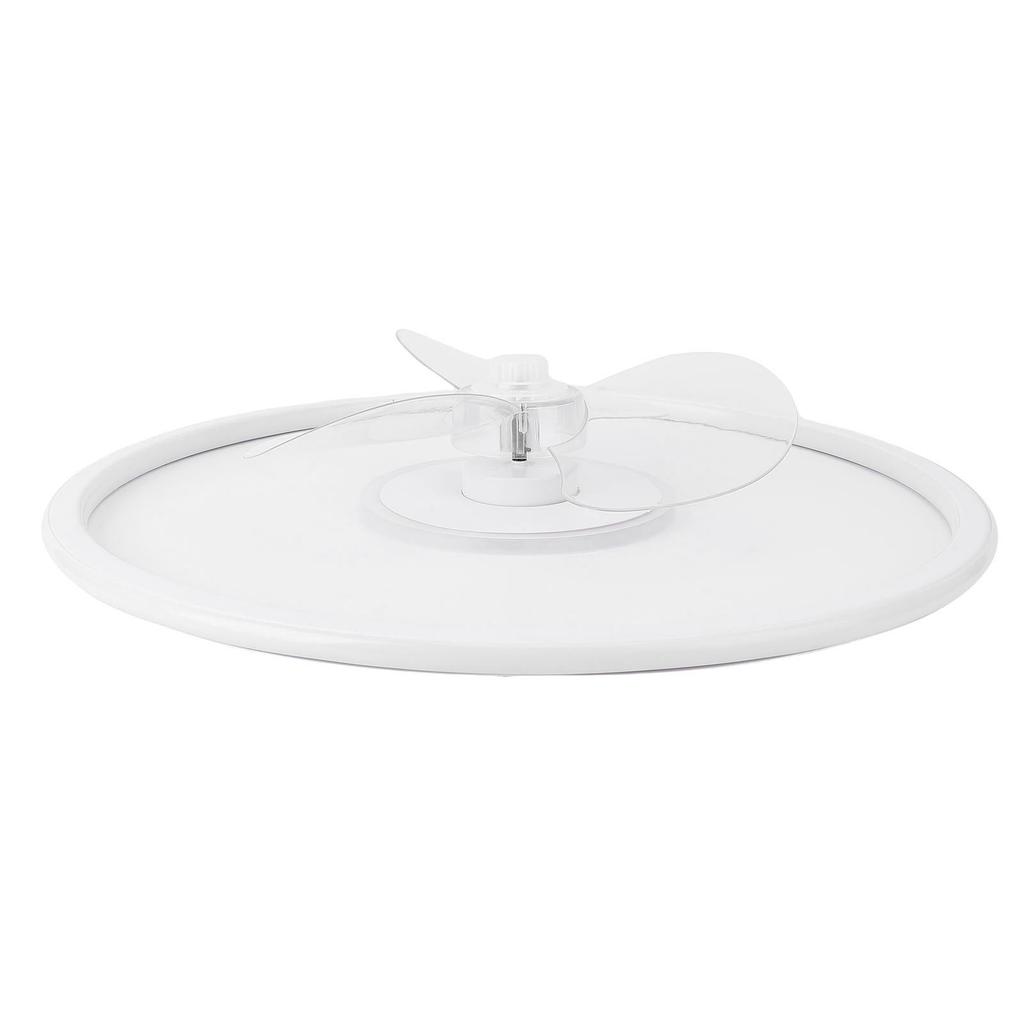 LED Ceiling Light with Fan 19.6 Inch 3000K to 6000K Dimmable 6 Speeds Modern Round Ceiling Fan Light with Remote for Bedroom Kitchen