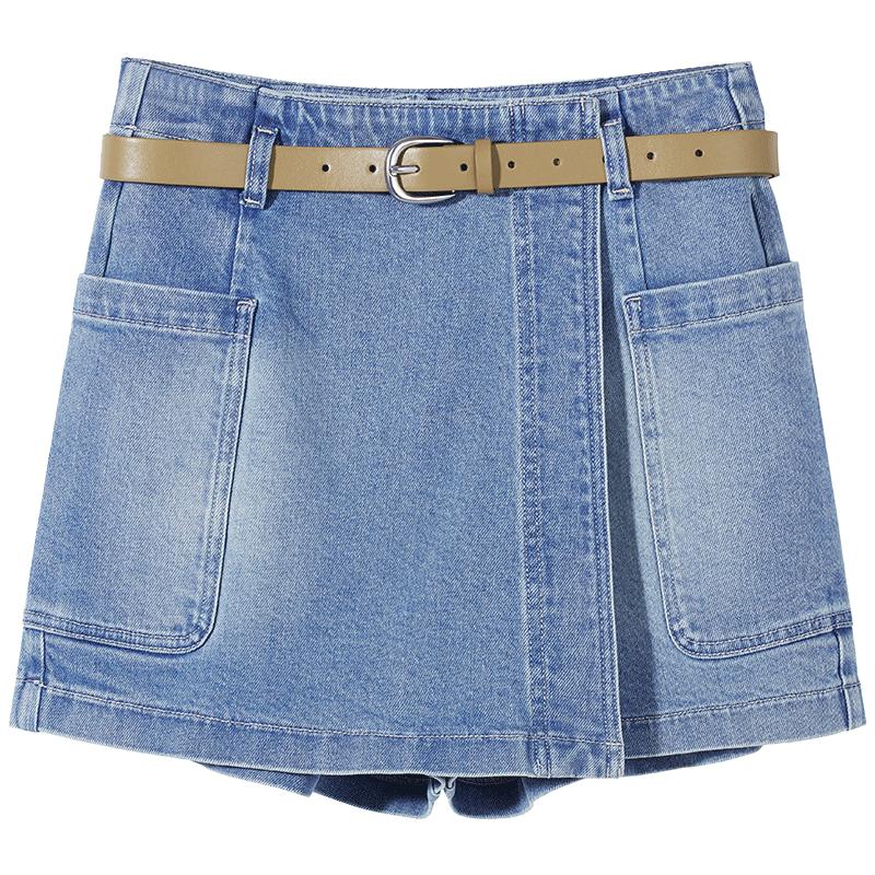 Hotwind Women s Fashion Denim Skort L