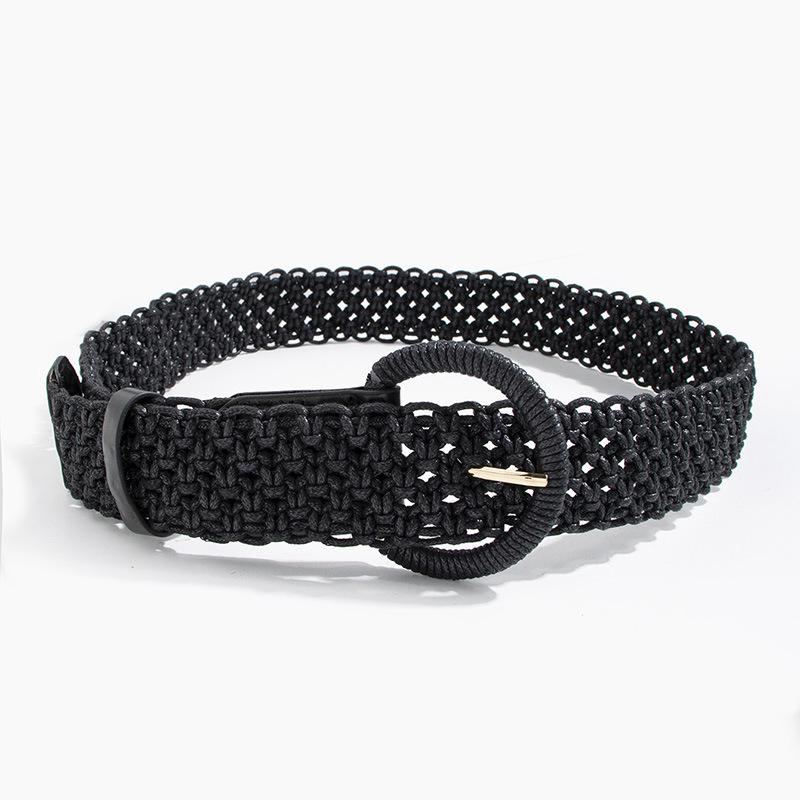 Bohemian Belt Ethnic Style Belt Hand-woven New Women's Belt Heavy Industry Waist Rope Spring and Summer Women's Belt