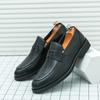 Handmade Business Mens Casual Shoes Fashion Male Loafers Moccasins Slip On Man Flats Comfortable Driving Leather Shoes Moccasins
