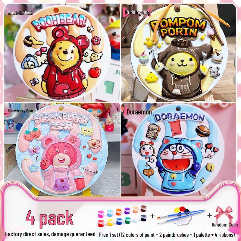 DIY Scented Plaster Ornament Painting Kit