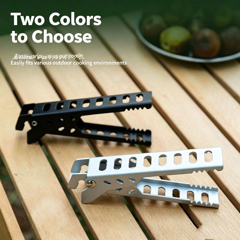 Outdoor Aluminium Anti-hot Alloy Clip Bowl Gripper Holder Lightweight Camping Pot Pan Handle Kitchen Accessories Cooking Supplies
