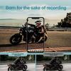 Motorcycle Helmet Camera 1080P HD Video Recorder with 64G TF Card Bluetooth Helmet Headphones Dashcam Waterproof Motorcycle Earphone Video Dash Camera