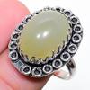 Prehnit Edelstein Handgefertigt 925 Sterlingsilber Schmuck Ring Größe 8