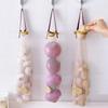 2 PCs Kitchen Hanging Fruits and Vegetables Storage Net Bag Garlic Potato Onion Storage Bag Mesh Extraction Bags