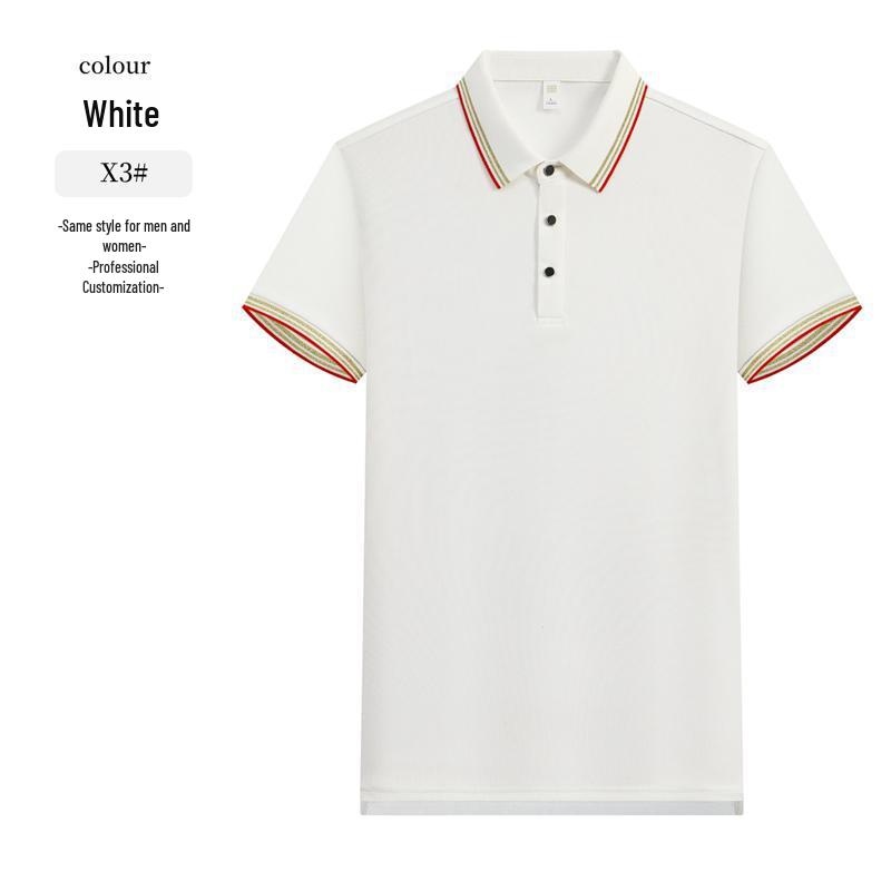 Quick-Dry Ice Silk Custom Corporate Polo Shirt with Logo for Team Activities