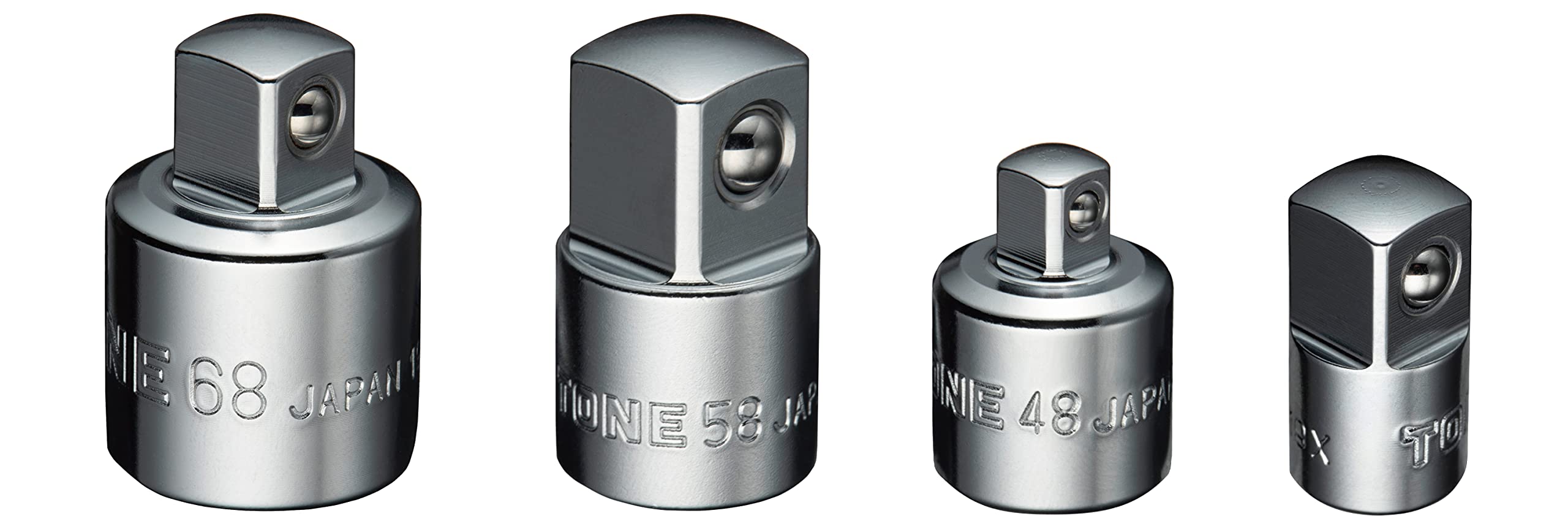 

TONE SAS40 Адаптер для преобразования гнезда и приводы и включает набор из 4 адаптеров, 6,35 мм, 9,5 мм, 12,7 мм (1/4 , 3/8 , 1/2 ),