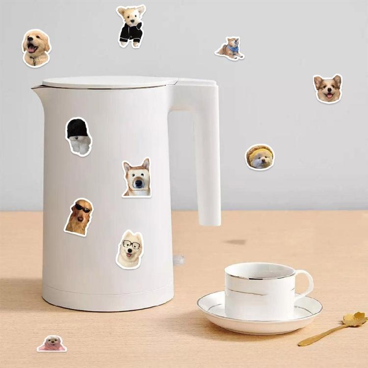 Dekorativer Sticker mit Hundemotiv Wiederverwendbares Klebeband für Planer Notizbücher Geschenkverpackung Bastel-Grundwerkzeug Zubehör