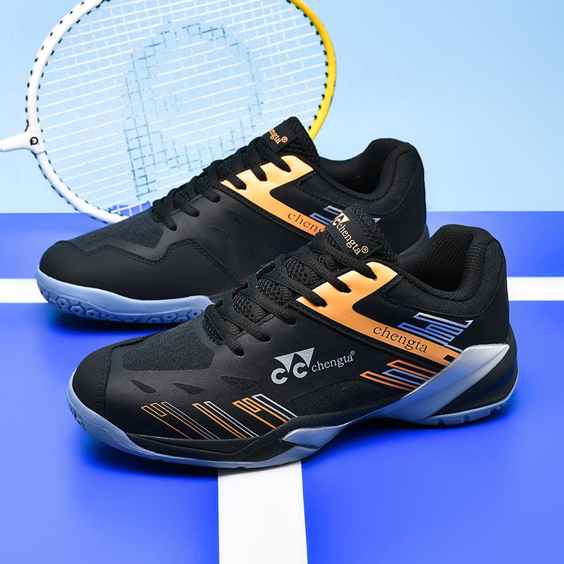 Badminton shoes men's and women's casual table tennis shoes new breathable cushioning competition training tennis shoes