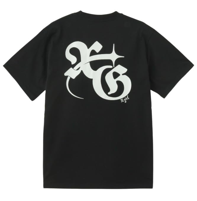 Casual XG MONOGRAM LOGO TEE Black X-Girl S/S Women's