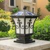 Garden Villa Gate Outdoor Led Aluminum Dc 12v 80 Ip65 Solar Pillar Lamp Waterproof Lamp Yard Fence Pillar Light