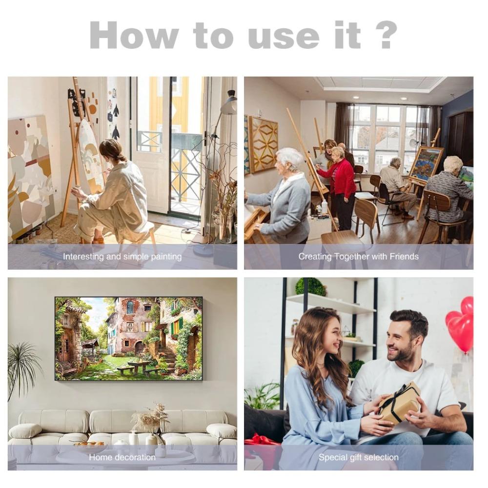 CHENISTORY Paint By Number Skull bookshelf Hand Painted Painting Art Drawing On Canvas Gift DIY Pictures By Numbers Kits Home De