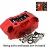 Motorcycle Brake Caliper Front Rear Disc Brake Master Cylinder Adapter for Honda