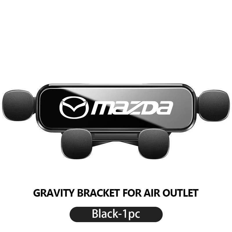 For Mazda Car Gravity Phone Holder GPS Stand Air Vent Clip Auto Accessories 3 6 CX5 2 CX3 CX9 MX5 RX8 Axela Demio Atenza MS