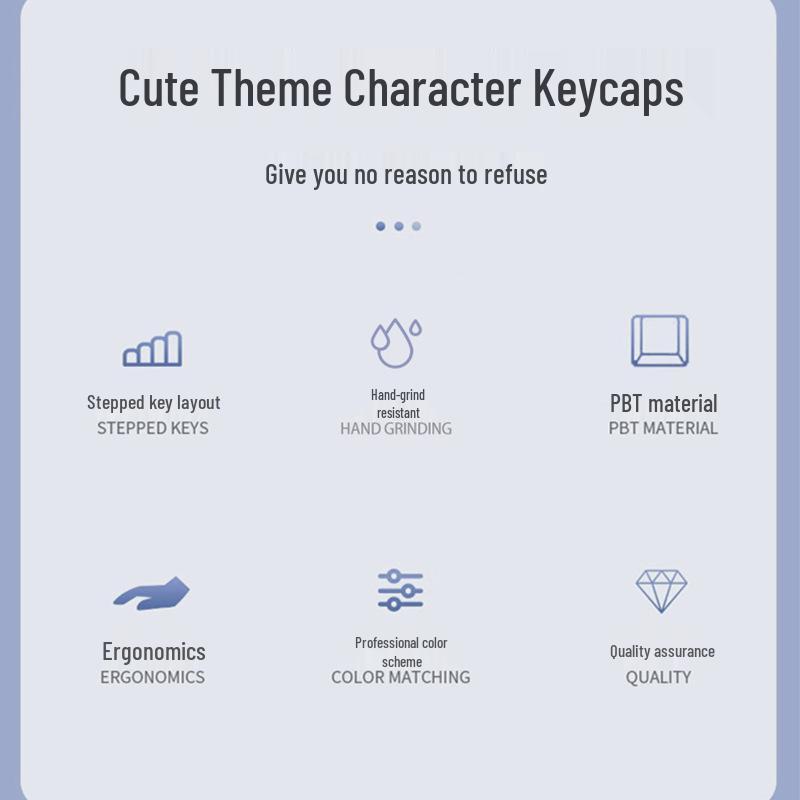 Strawberry Gradient PBT Keycaps: Custom Cute Dye-Sublimated Mechanical Keyboard Set