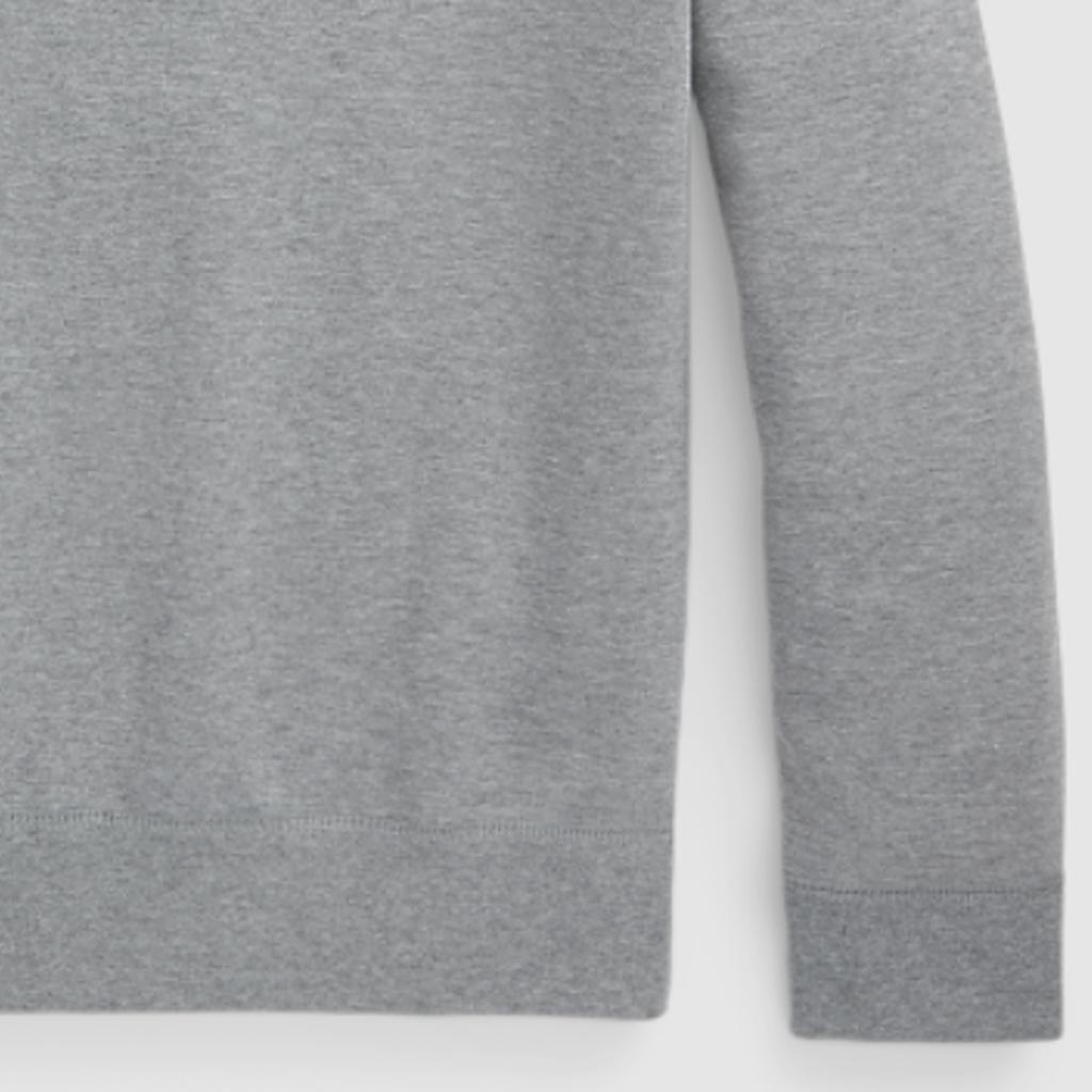 Polo Ralph Lauren Solid Color Logo Pattern Embroidered Crew Neck Long Sleeve Sweatshirt Men sweatshirt Steel-Gray MNPOKNI16823445-020