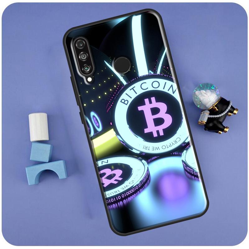 Bitcoin BTC For Huawei Nova Y70 Y91 Y90 Y60 Y61 Y72 Y73 3i 7i 8i 11i 12i 9 10 SE P20 P30 P40 Lite Case