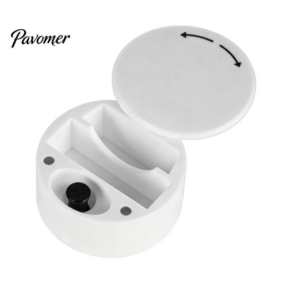 Travel Friendly Breathing Assistance Storage Nasal Strips And Respiratory Case, Portable Compact Hard PLA Organizer for Accessories Round Box, Secure