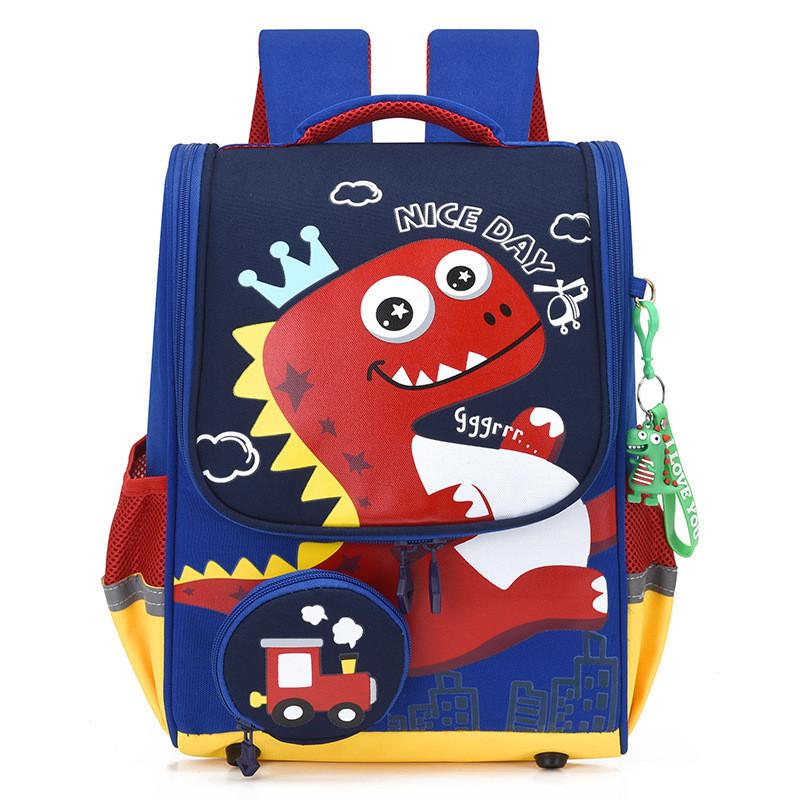 Adorable Cartoon Nylon Backpack For Boys And Girls In Primary School Large Capacity