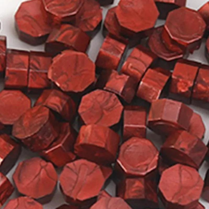 

Latest Models Retro Wax Seal Colored Wax Beads Scrapbook Octagon Sealing Stamp for Envelope Letter Wedding Invitation Home