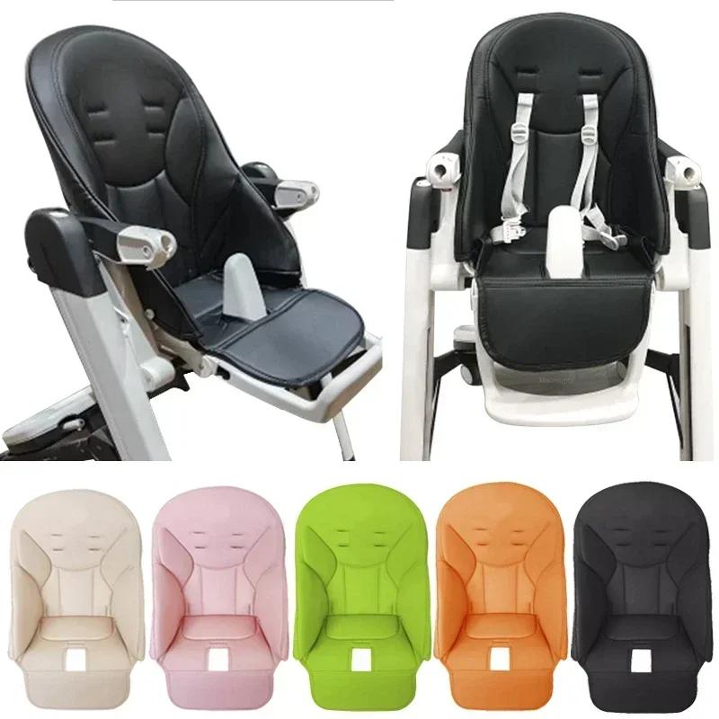 Non-Toxic Baby Stroller Leather Cushion Baby Dining Chair Leather Cover Pu Composite Sponge Cushion Baby Cover Chair Seat Case Accessories